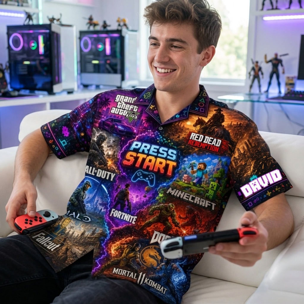 Legends Level Hawaiian Shirt - Personalized Gifts For Gamers 01tylu030726