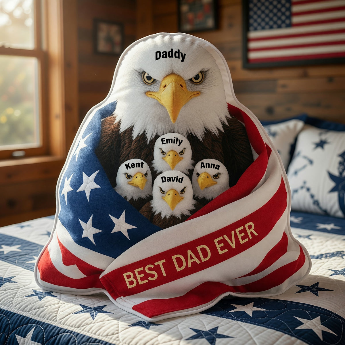 Best Dad Ever Custom Shape Pillow - Personalized Gifts For Dad 06ohqn120526