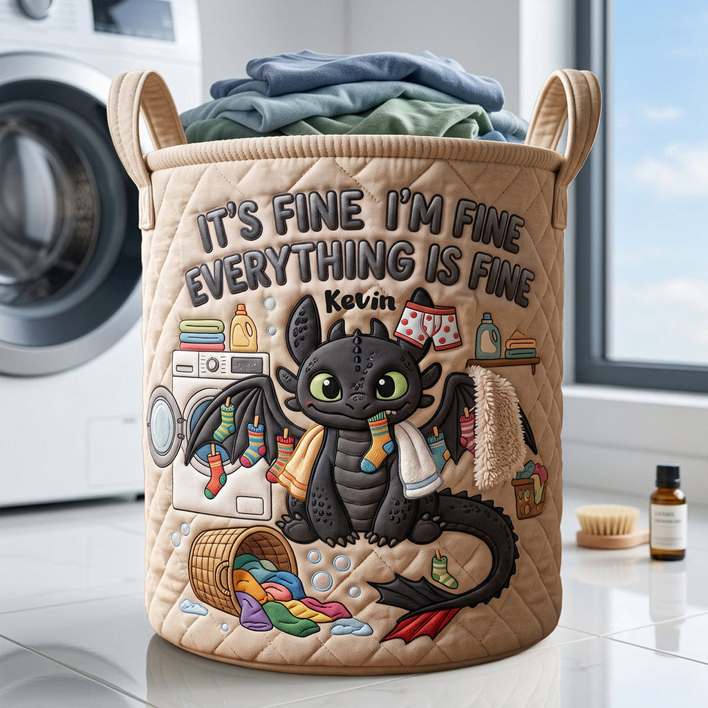 Cute Overload Quilted Laundry Basket - Personalized Gifts 03qhta100726