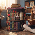 Victorian Literature Collection Quilted Laundry Basket - Personalized Gifts For Book Lovers 04qhlu130726