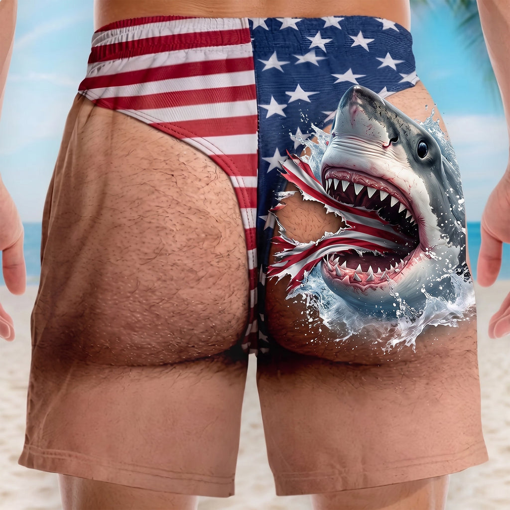 Funny Shark Men's Shorts Personalized Gifts For Men 05TYQN020726