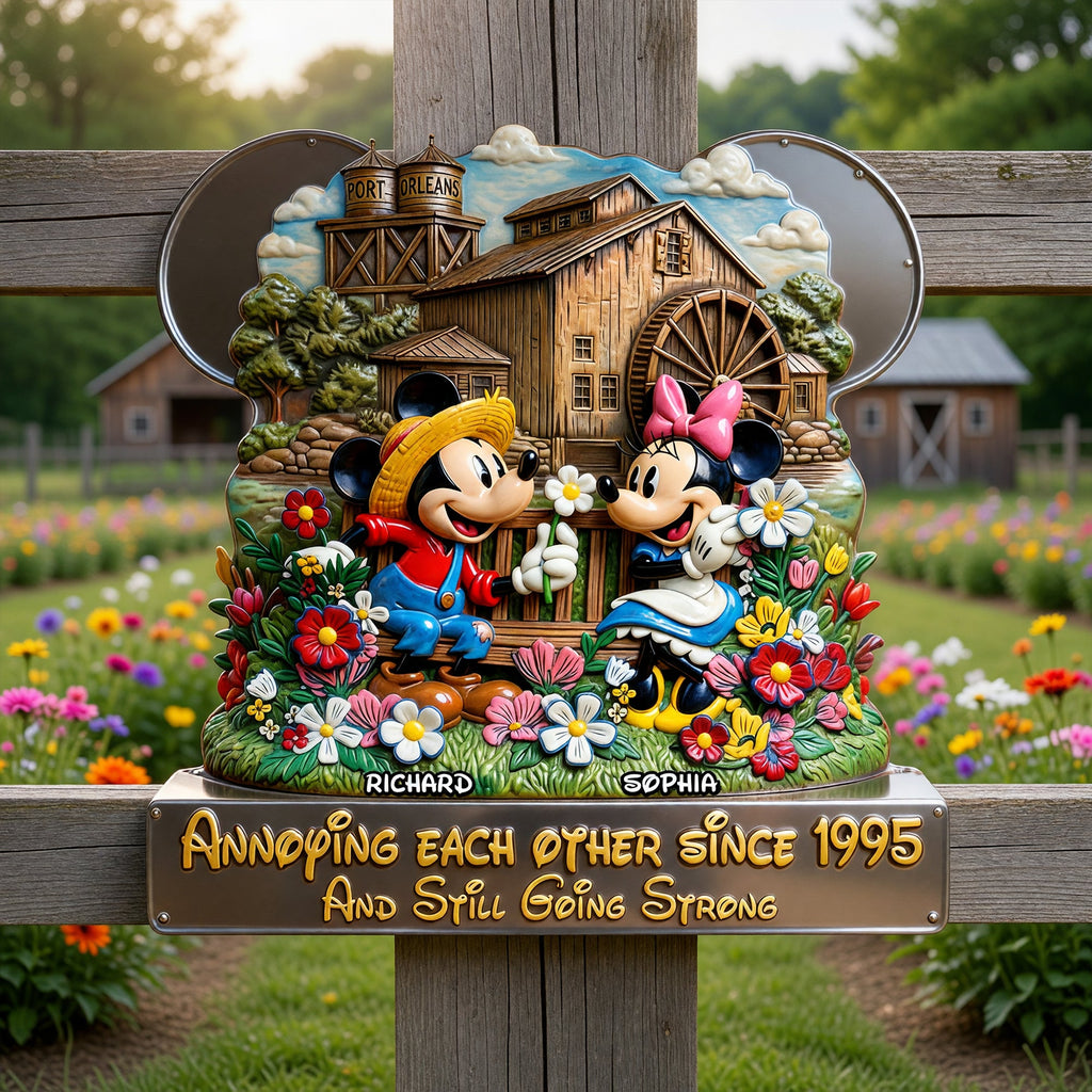 Lively Countryside Life Metal Sign, Personalized Gifts For Couple 02qhqn230626