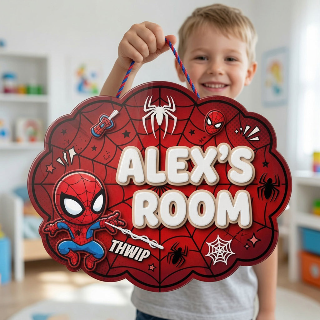 Hero Room Door Acrylic Sign - Personalized Gifts For Kid 03naqn020726
