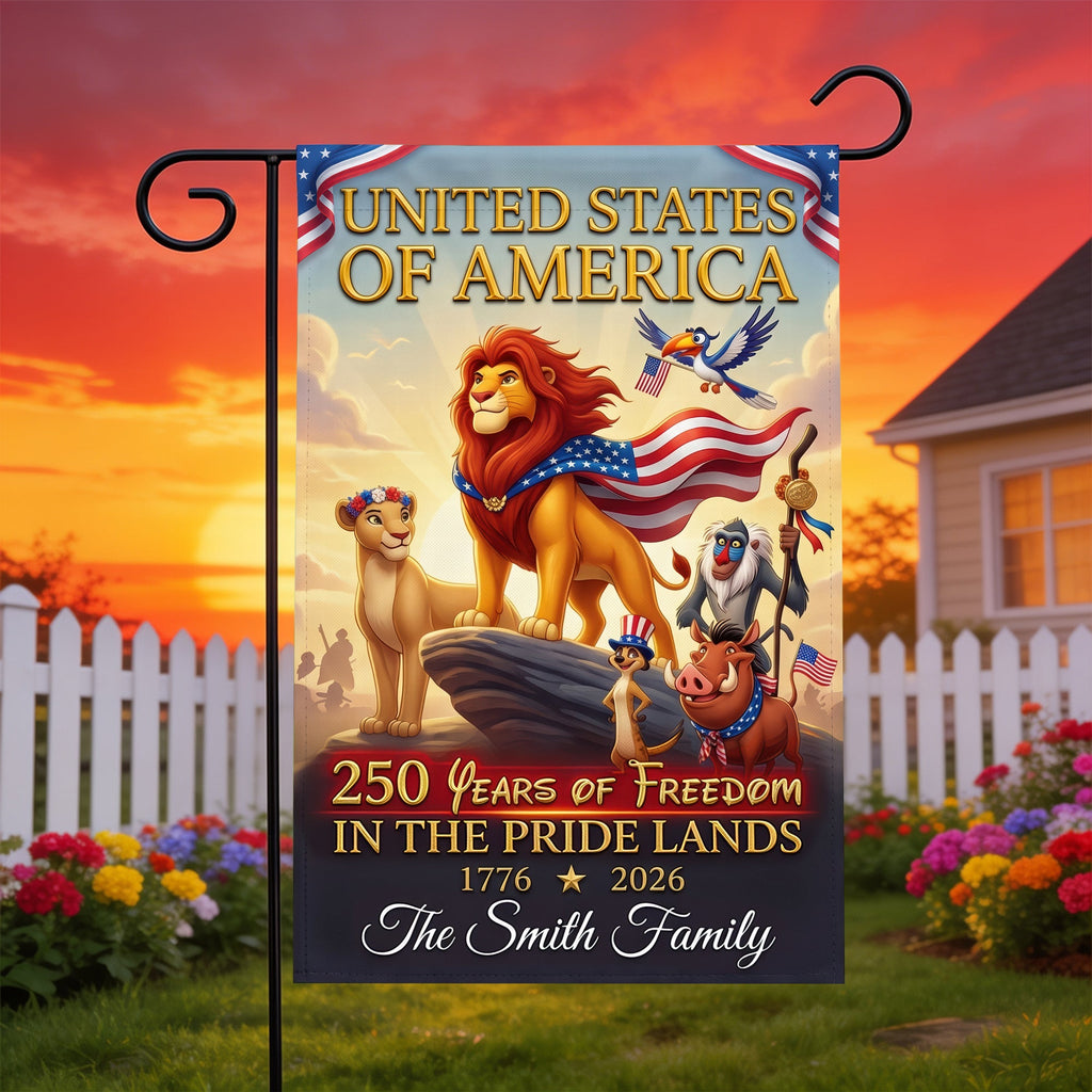 Proud Kingdom Garden Flag, Personalized Gifts For Patriots 03qhqn170626