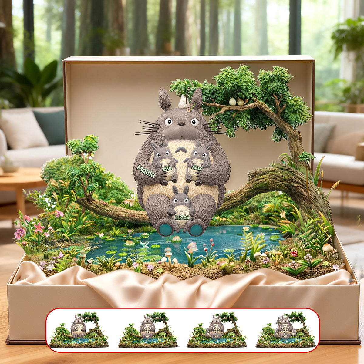 Mom And Kids Forest Acrylic Plaque - Personalized Gifts For Mom 04OHMG130326