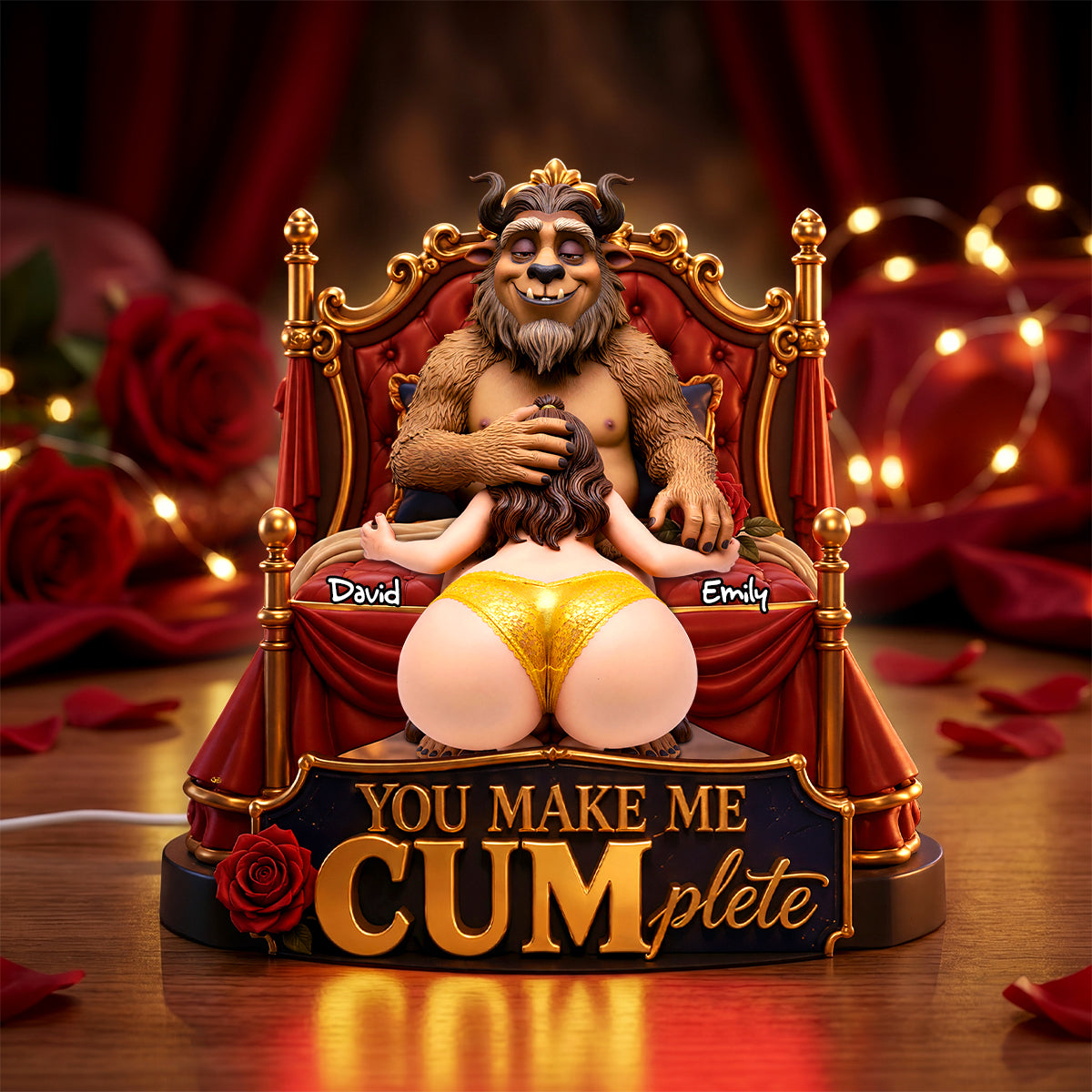Naughty Couple Acrylic Light Box - Personalized Gifts For Couple 02todh230626