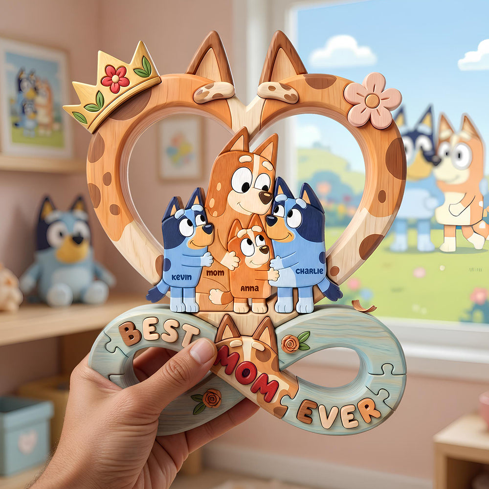 Beloved Mom Puzzle Acrylic Plaque, Personalized Gifts For Moms 03qhdt250426