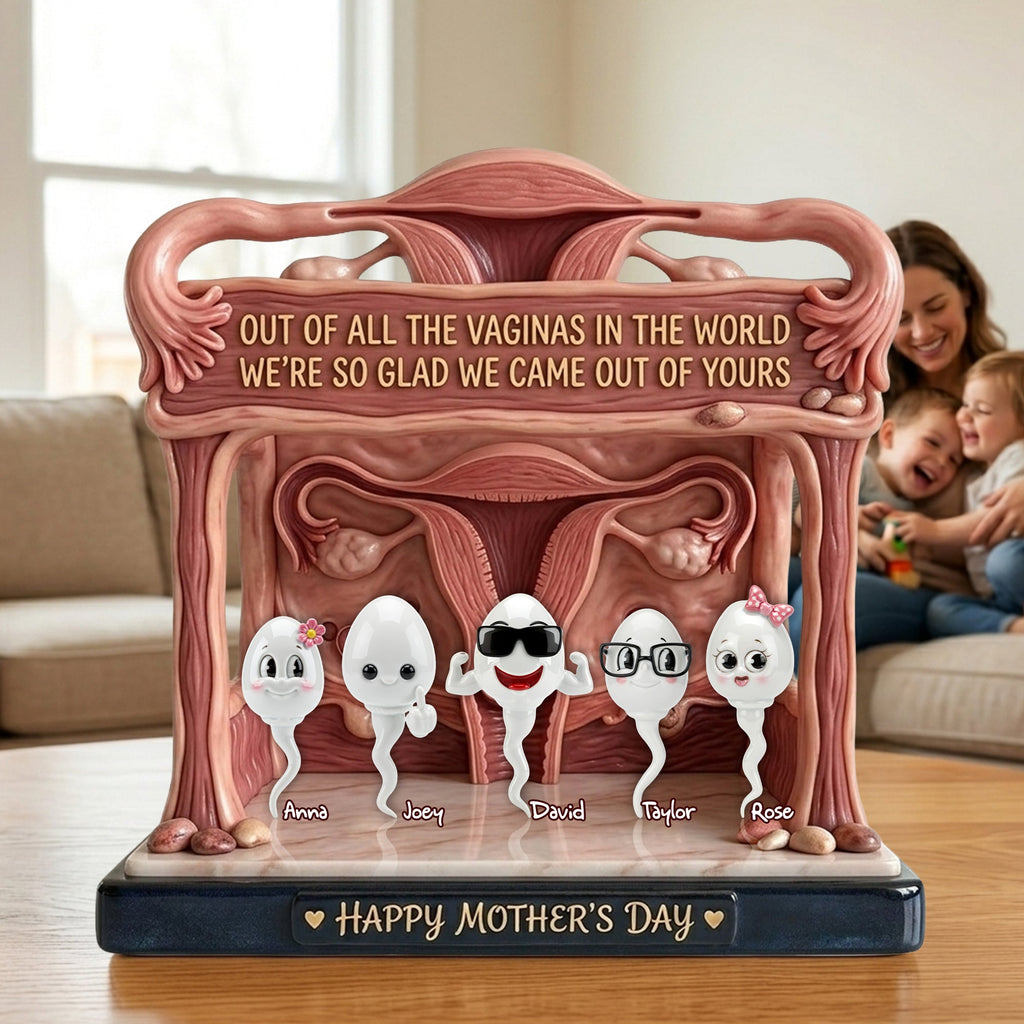 Funny Rude Mom Acrylic Plaque - Personalized Gift For Mom 05OHLU010426