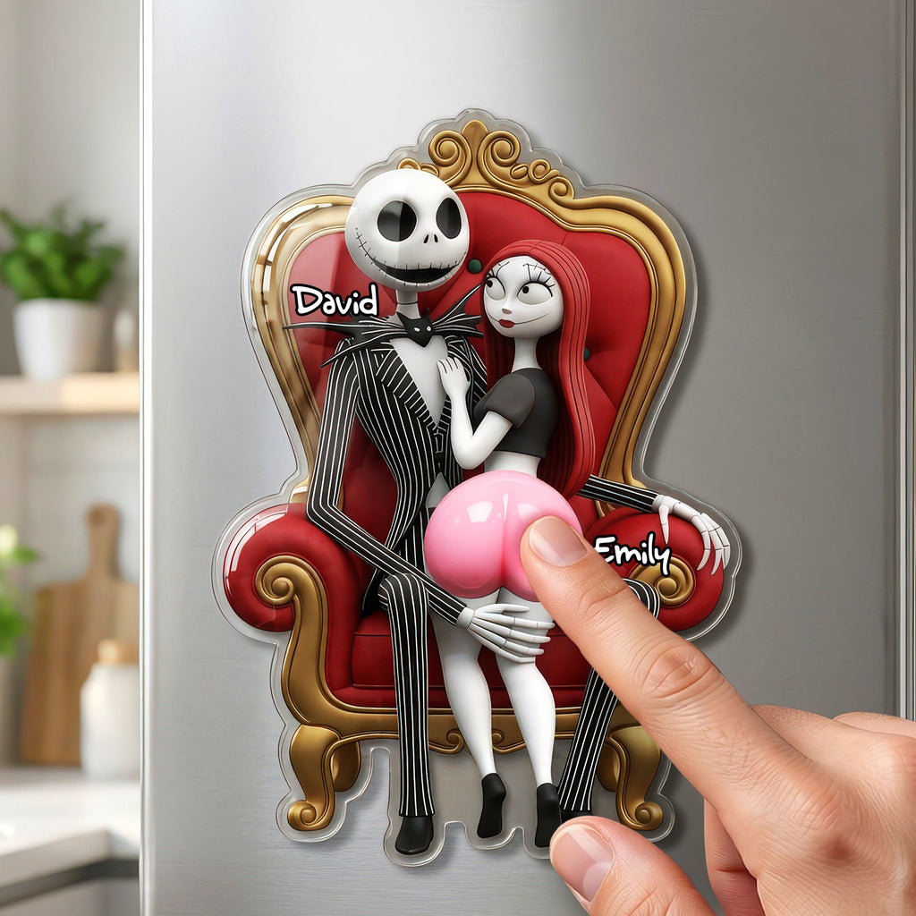Cheeky Couple Anti-collision Acrylic Fridge Magnet Personalized Gifts For Couple 03OHDH190626