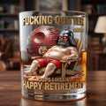 Retirement Mode Activated Round Glass - Gift for Retirees 011hutn080626
