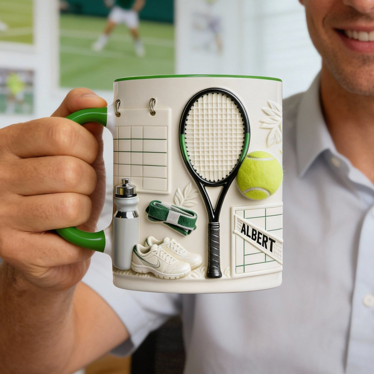 Match Day Tennis Coffee Mug - Personalized Gift For Tennis Players 051HYQN050126