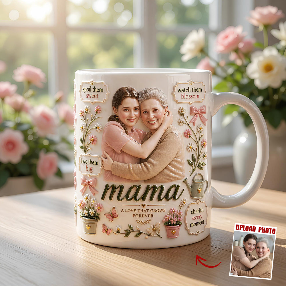 Custom Photo Mom and Daughter Coffee Mug - Gifts For Mom 05todt230426