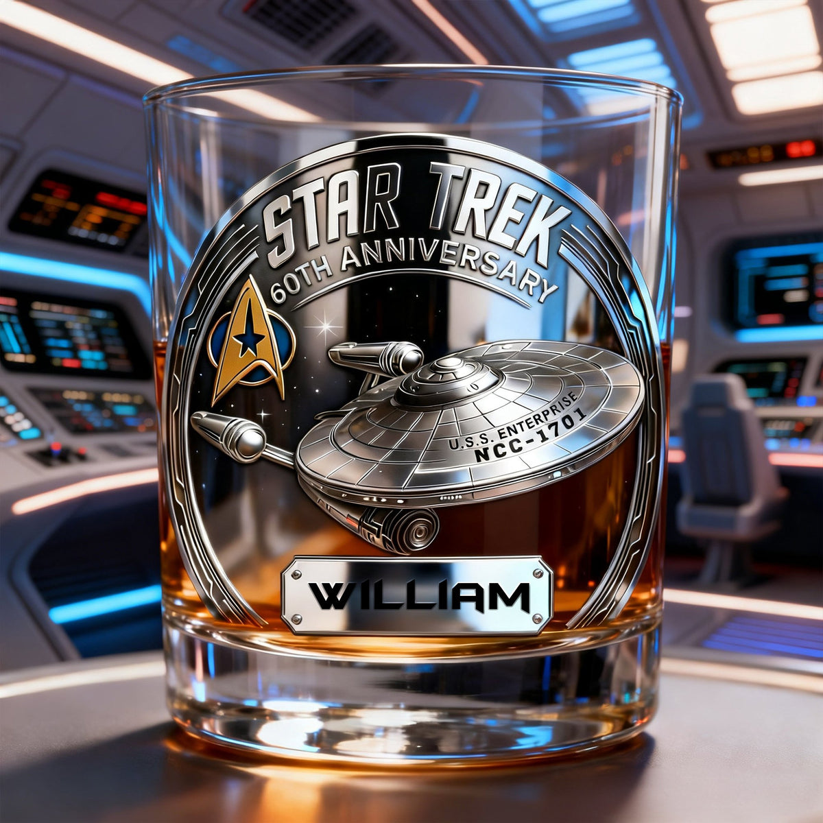 Sci-Fi Universe Round Glass - Personalized Gift For Fantasy Lovers 021TGLU150126