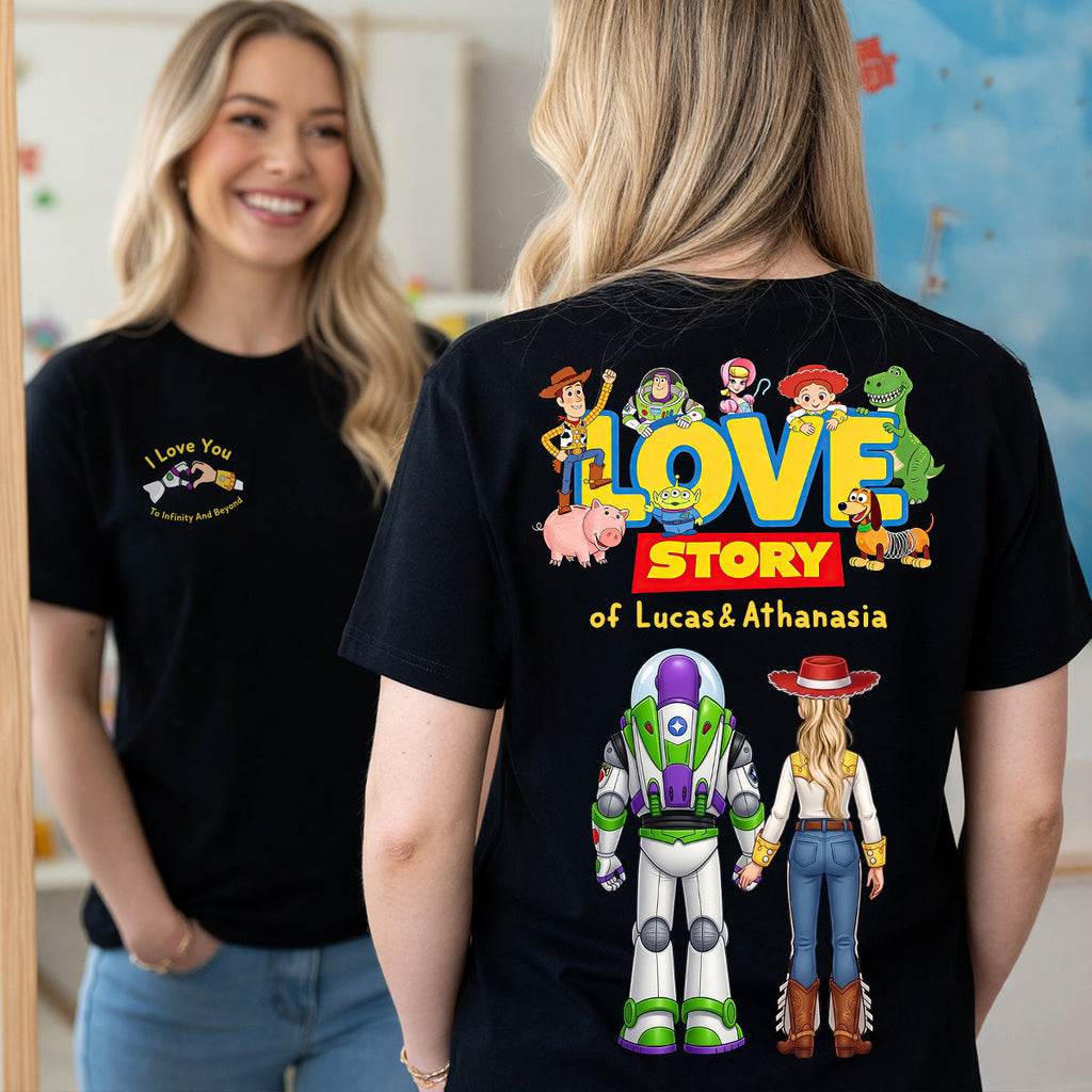 Our Love Story Shirt - Personalized Gifts For Couple 01HUDT220626