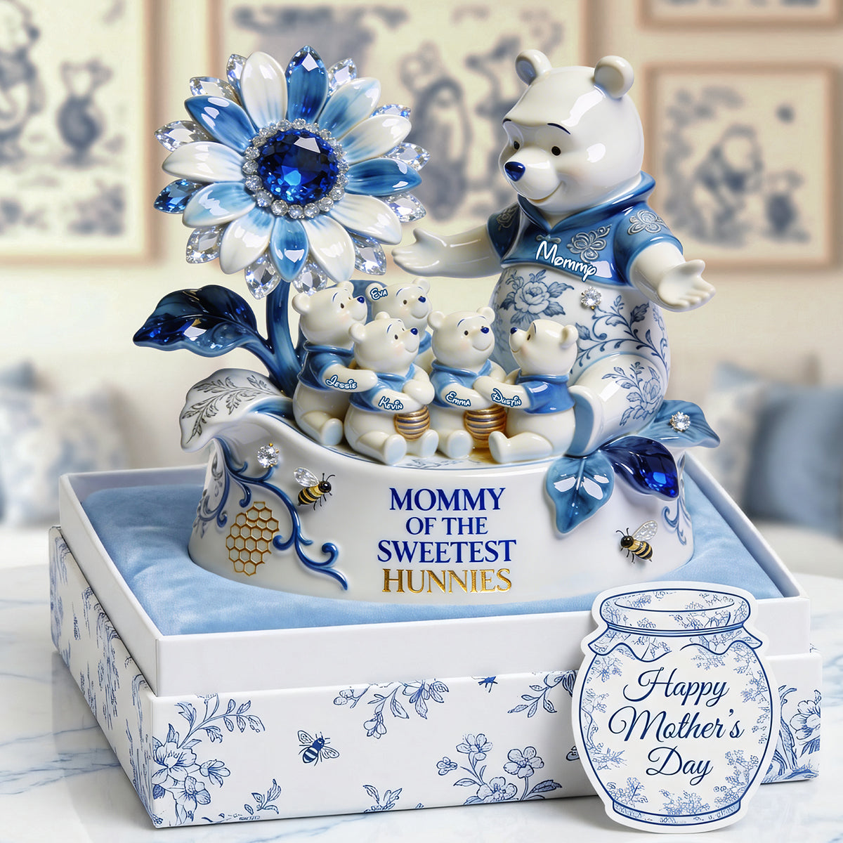 Mommy Of The Sweetest Hunnies Acrylic Plaque - Personalized Gifts For Mother 03pgta130426