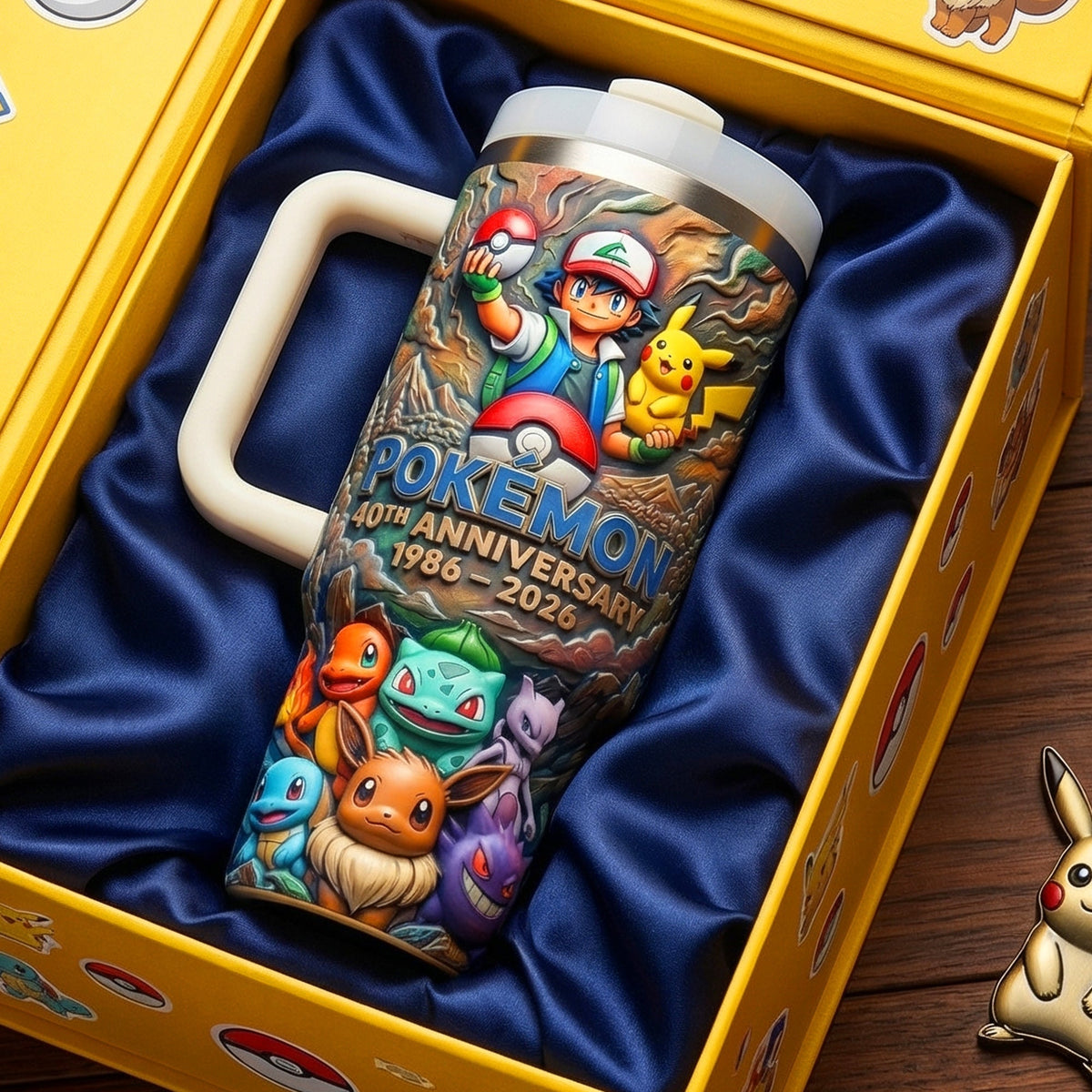 40th Anniversary Monster Trainer Tumbler - Personalized Anniversary Gift 01toqn120326