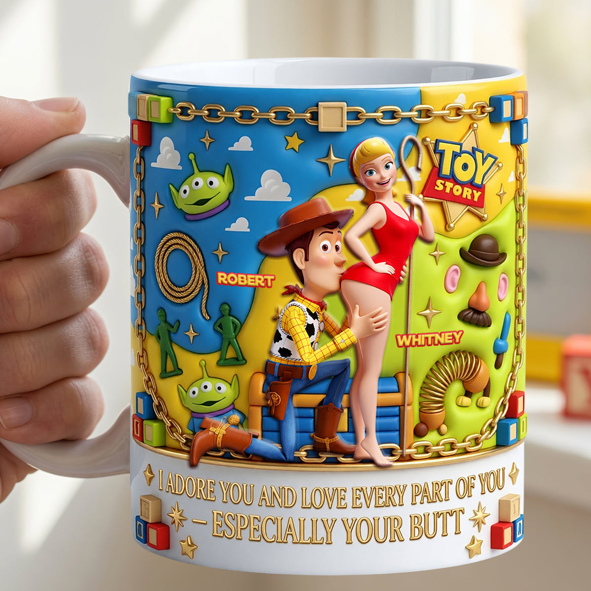 Cheeky Love Coffee Mug - Personalized Gifts For Partners 04OHDT240626
