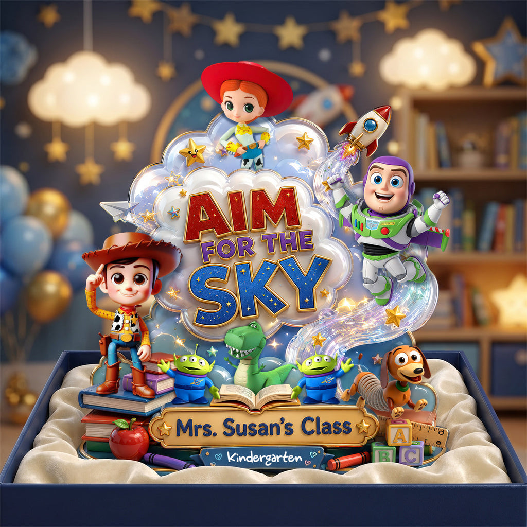 Aim For The Sky Acrylic Plaque - Personalized Gifts For Teachers 01hadh240626