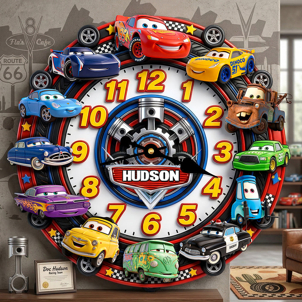 Speed Legends Wall Clock Personalized Gifts For Speed Lovers 011NADT170326