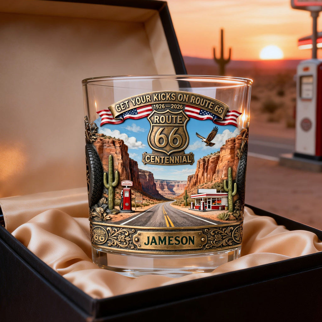 Centennial Century Celebration Drinking Glass - Personalized Gifts For Road Trip Lovers 01kimg160326