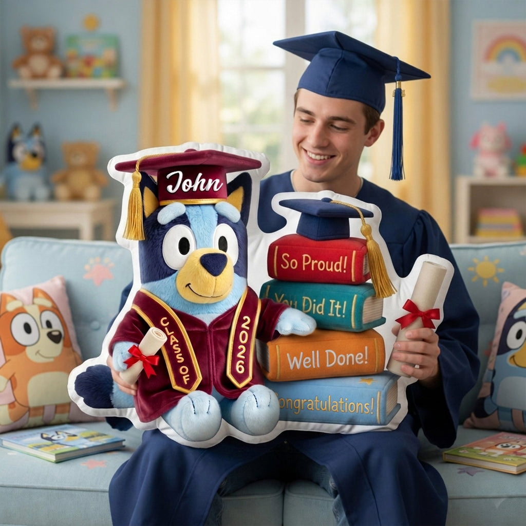 Congrats Graduate Shaped Pillow 156palu080626