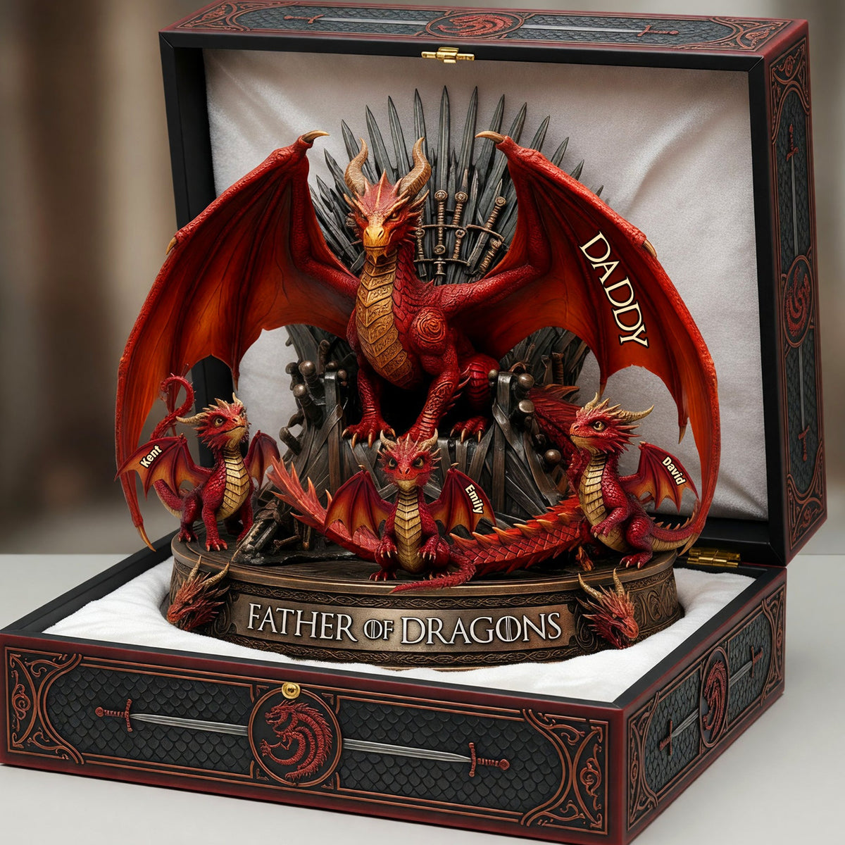 Realm King Dad Acrylic Plaque - Personalized Gifts For Dads 04TYQN060526