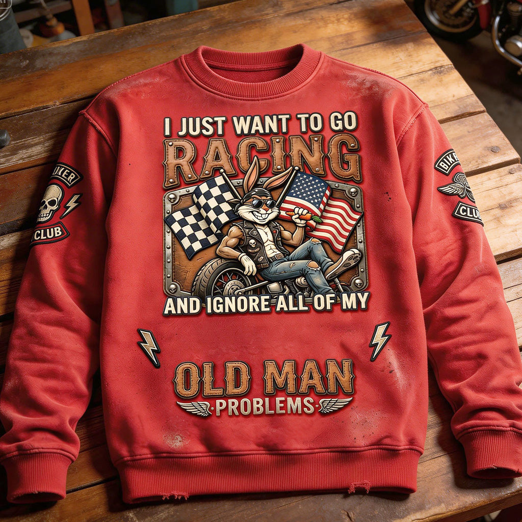 Old Man Racing 3D Shirt - Gifts For Bikers 05PAMG120326