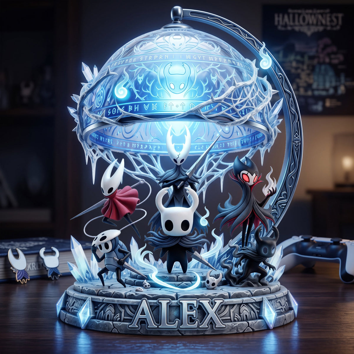 Insectoid Warriors Acrylic Light Box - Personalized Gifts 01nalu180726
