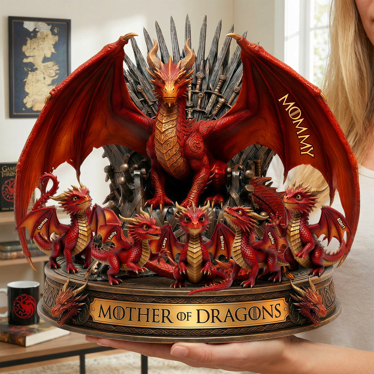 Mother Of Fantasy Acrylic Plaque - Personalized Gifts For Moms 02tyqn070426