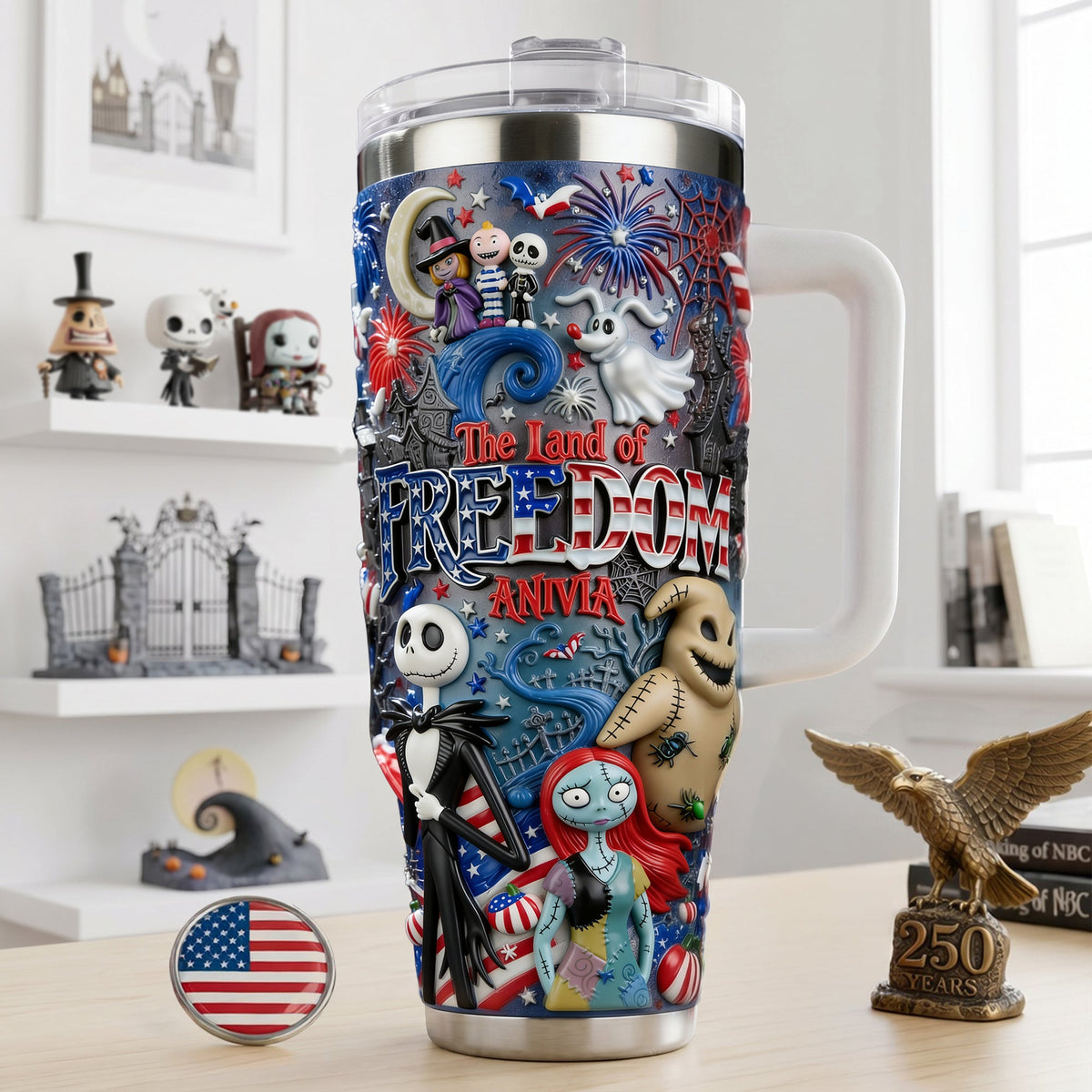 The Land Of Freedom Tumbler - Personalized Gifts For Patriots 01palu060626