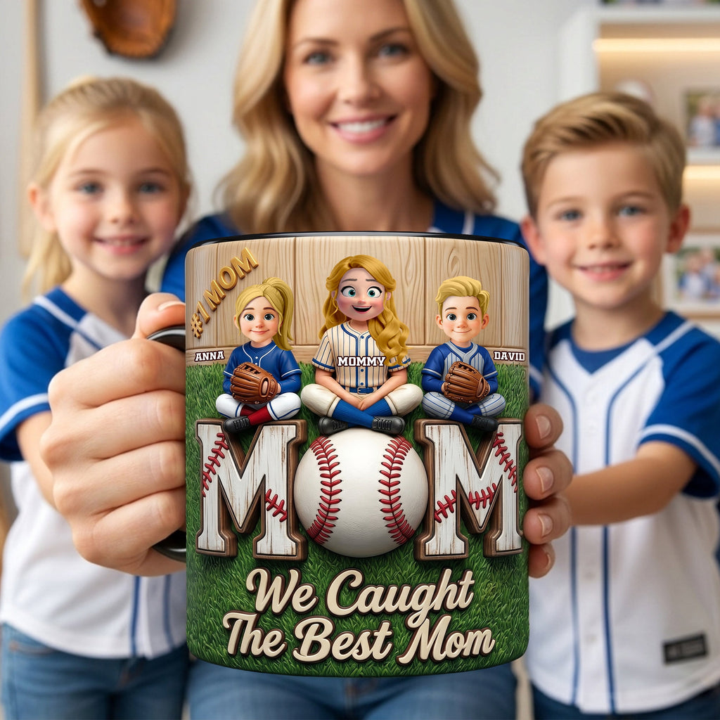 Proud Baseball Mom Magic Coffee Mug - Personalized Gifts For Baseball Mom 03HULU220426