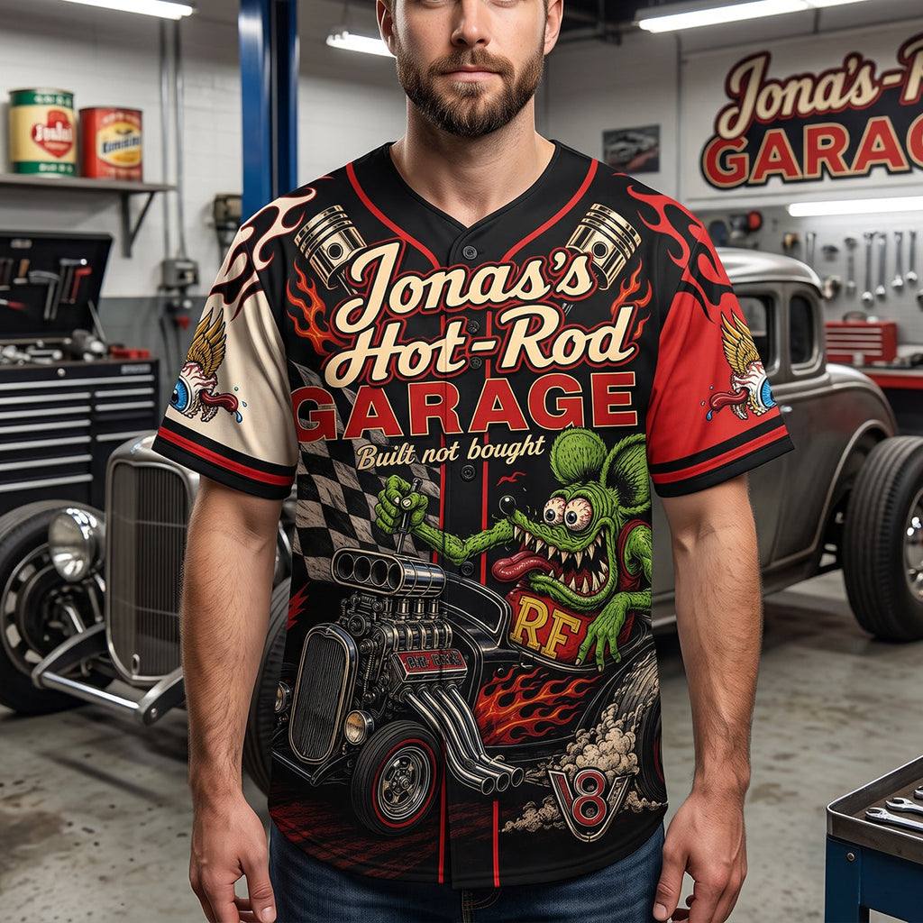 Distinct Hot Rod Baseball Jersey Shirt, Personalized Gifts For Hot Rod Lovers 01qhtn040726