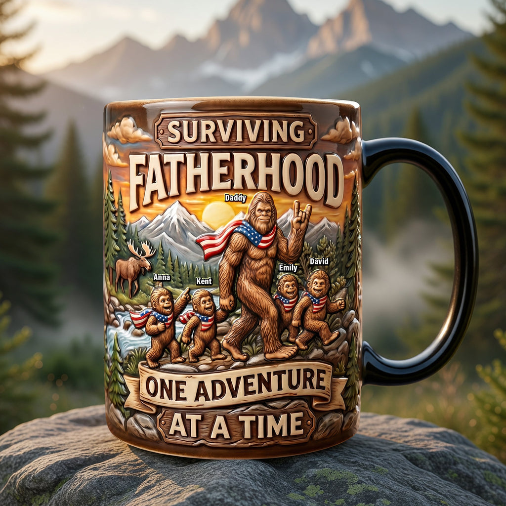 Surviving Fatherhood Magic Coffee Mug - Personalized Gifts For Dad 04paqn150526