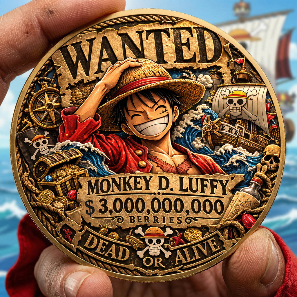 Sea Adventures Printed Metal Coin - Personalized Gifts 01toqn240326