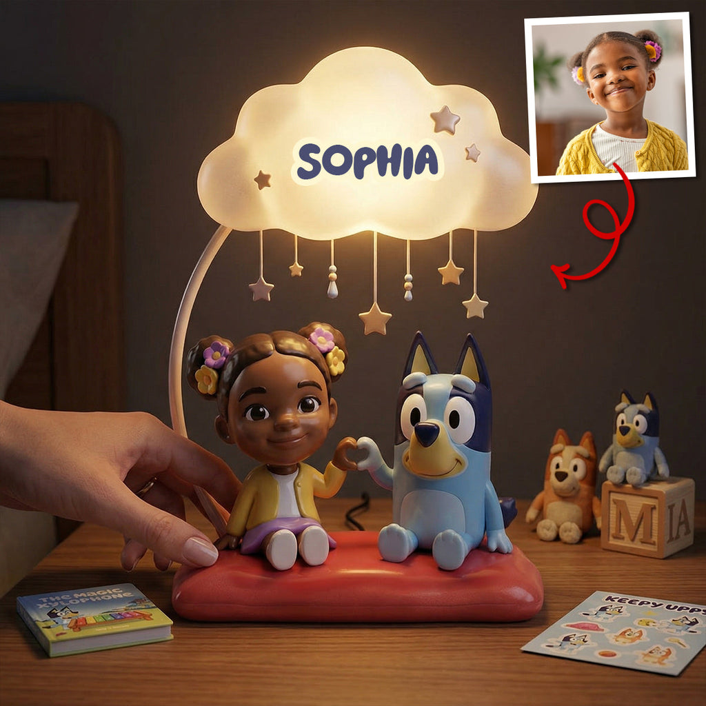 Lovely Floating Cloud Light Box - Custom Photo Gifts For Kids 04natn020426
