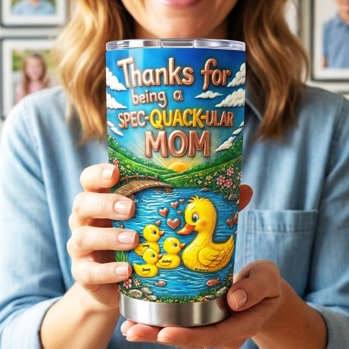Spec-quack-ular Mom Tumbler -  Personalized Gifts For Moms 03tyqn030326