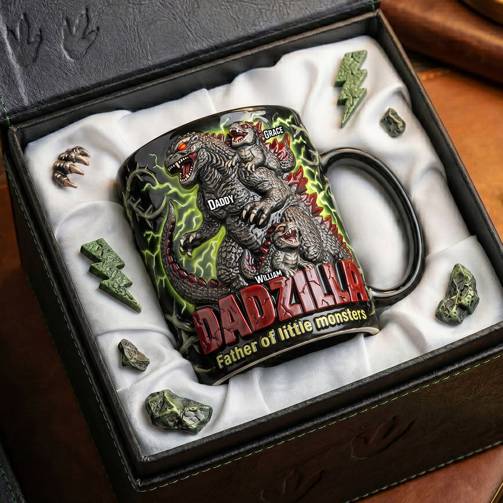 Giant Creature Dad Magic Mug - Personalized Gifts For Dads 01padh230526