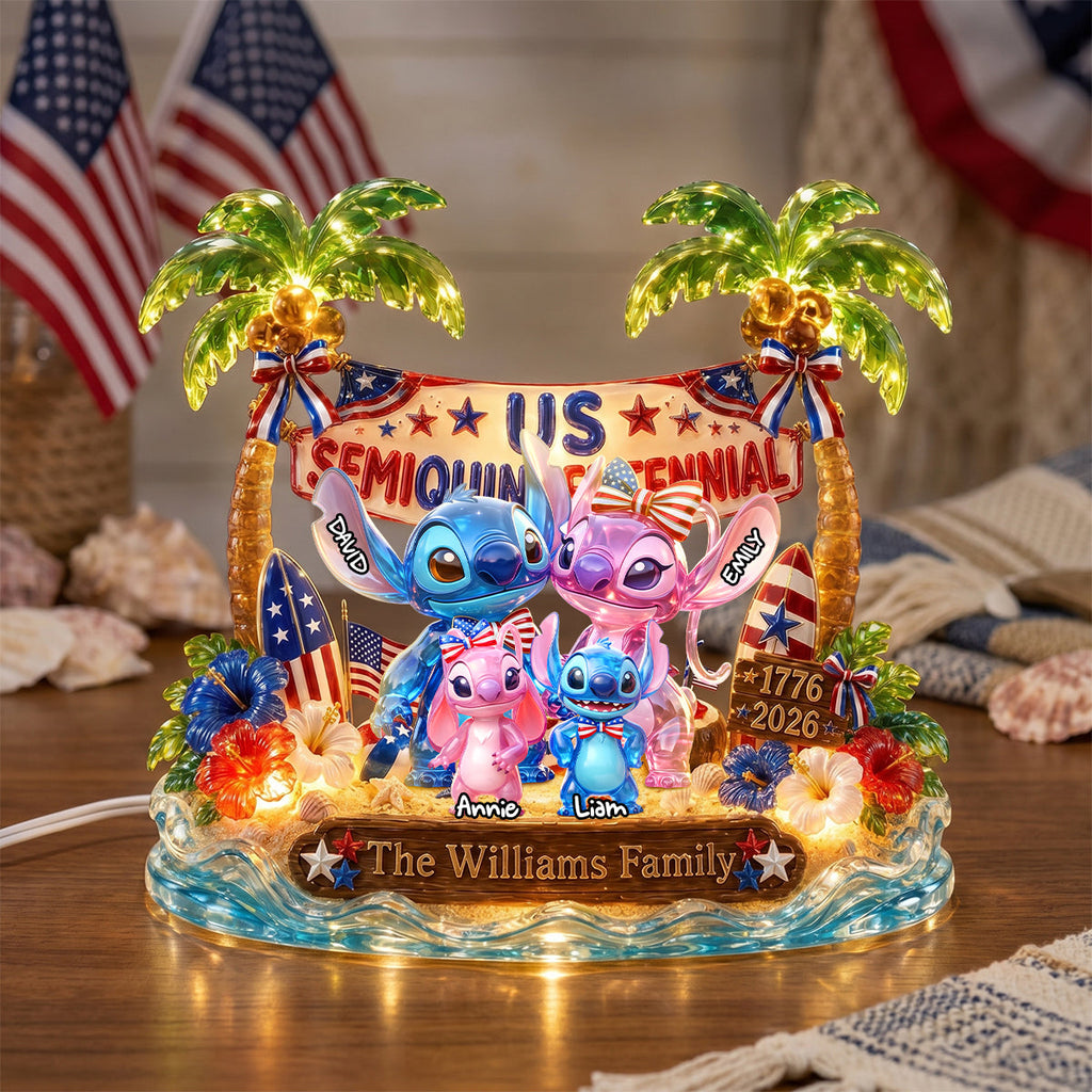 Celebration Family Light Box Personalized Gifts For Family 01PADH100626