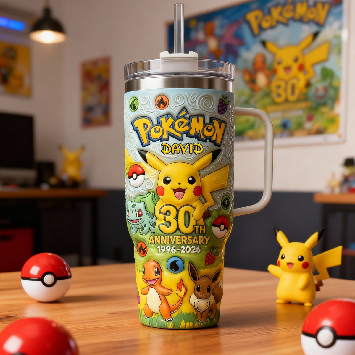 Celebrate 30th Pocket Creature 40 Tumbler - Personalized Gift 090TGLU080626