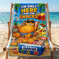 Beach Snacks Club Beach Towel - Personalized Gifts 04HADT180726