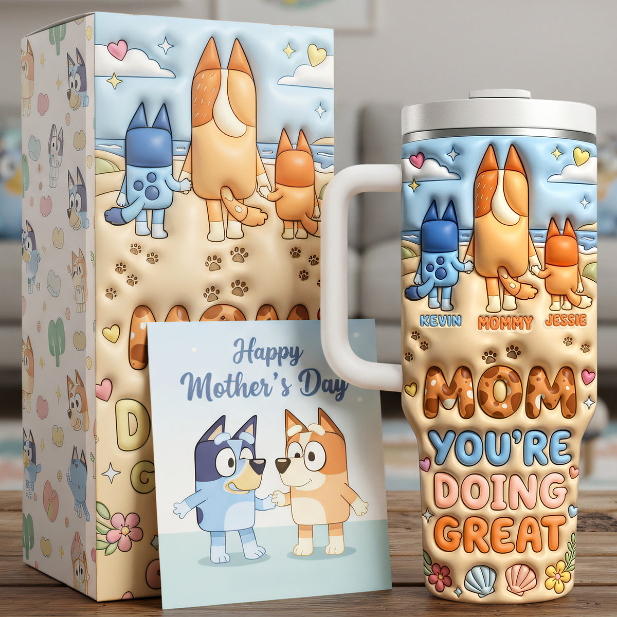 Puppy Kids 40oz Tumbler - Personalized Gifts For Mother's Day Tumbler 01NATA130326