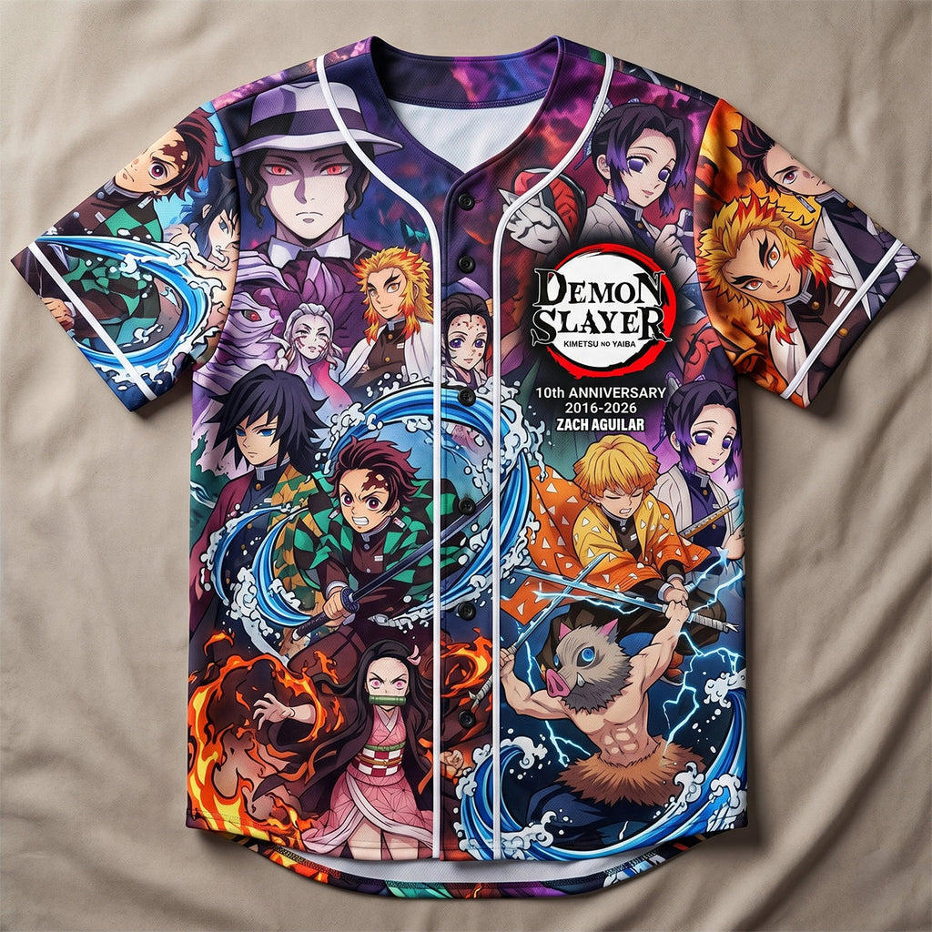 Anniversary Baseball Jersey - Personalized Gifts 01QHDT120626