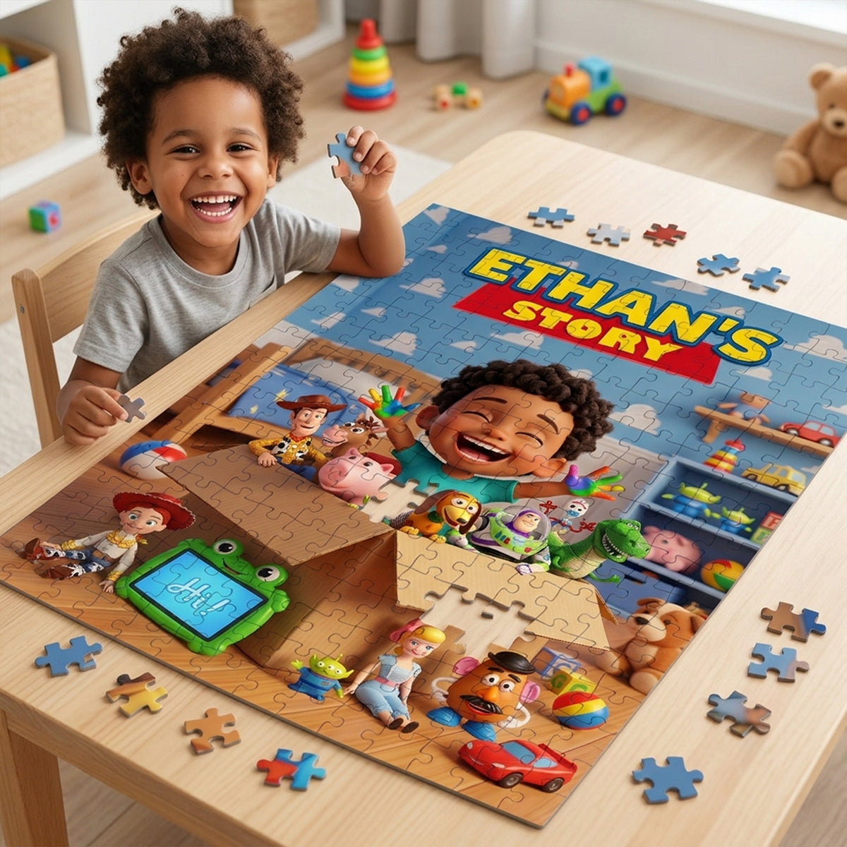 Cartoon Jigsaw Puzzle - Custom Photo Gifts For Kids 01huta260626