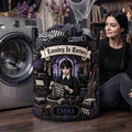 Dark Gothic Girl Laundry Basket - Personalized Gift 04HADH110726