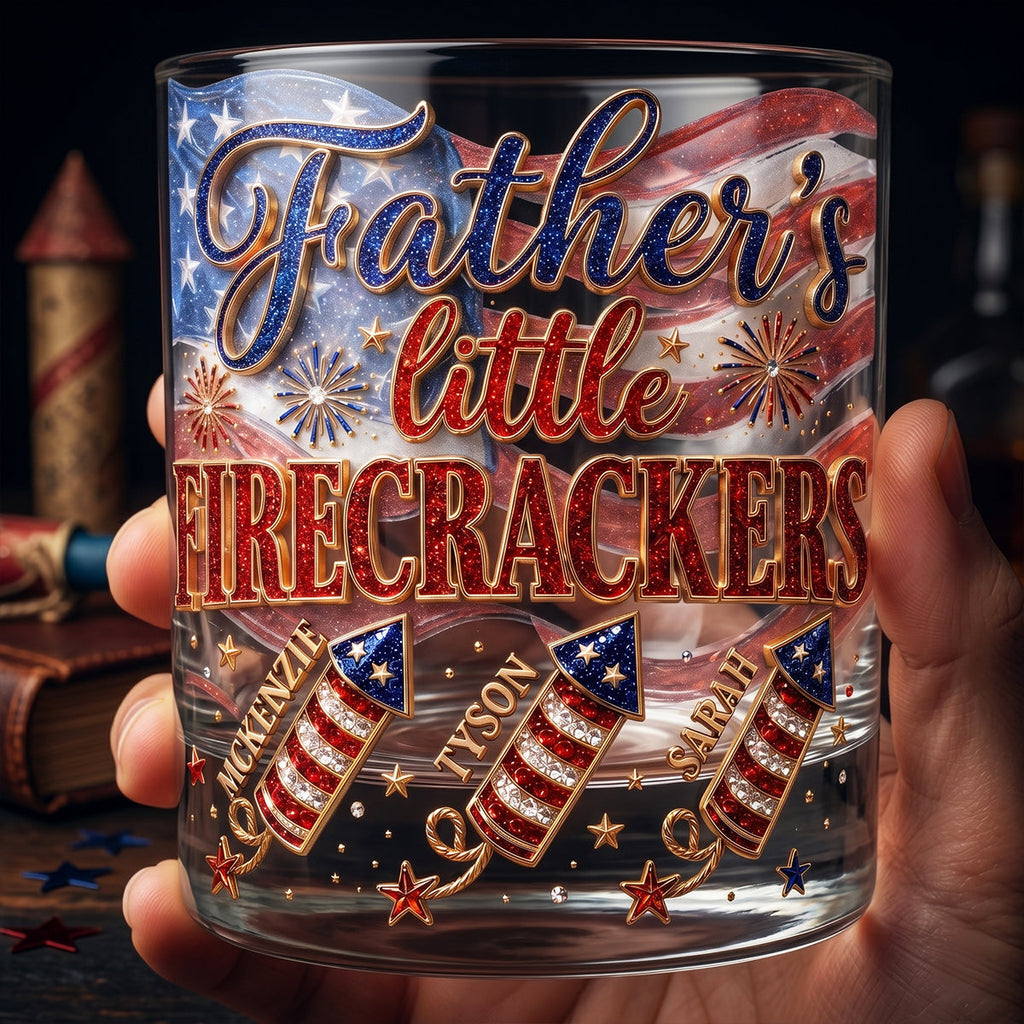 Firecrackers Drinking Glass - Personalized Gifts For Dads 051padt300526