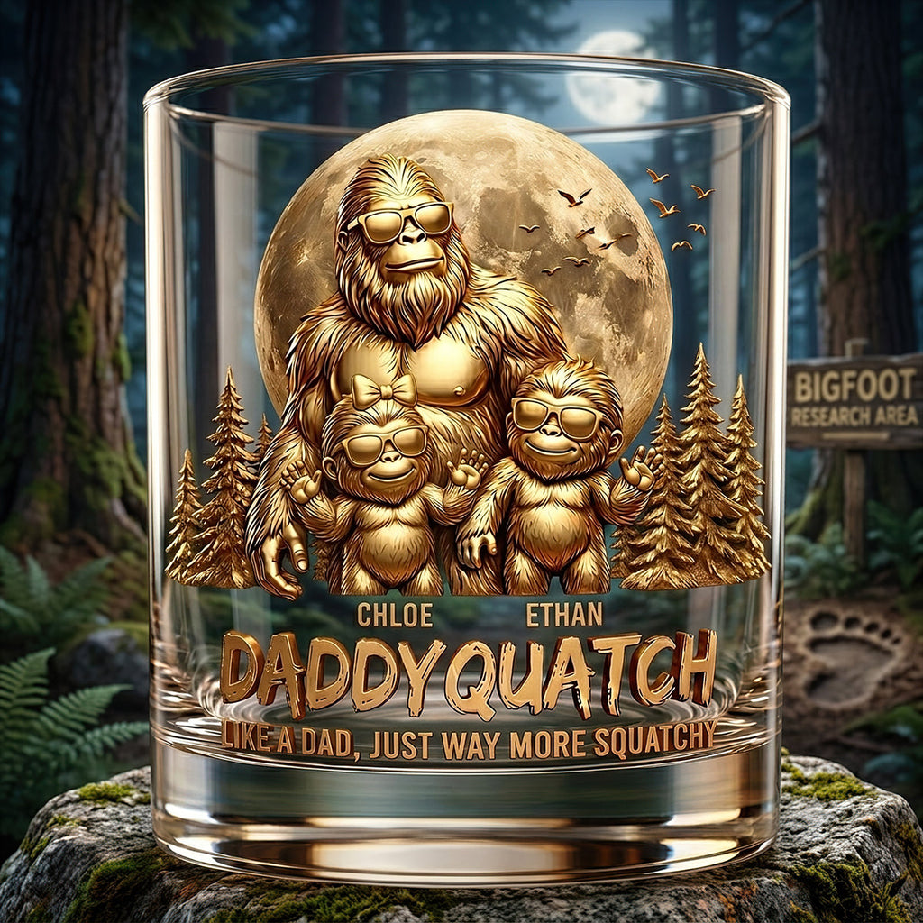 King Of The Forest Dad Round Glass, Personalized Gifts For Dad 03qhdt060626
