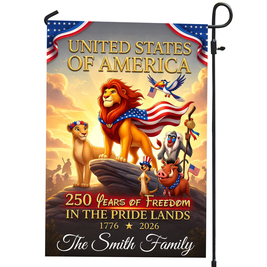 Proud Kingdom Garden Flag, Personalized Gifts For Patriots 03qhqn170626