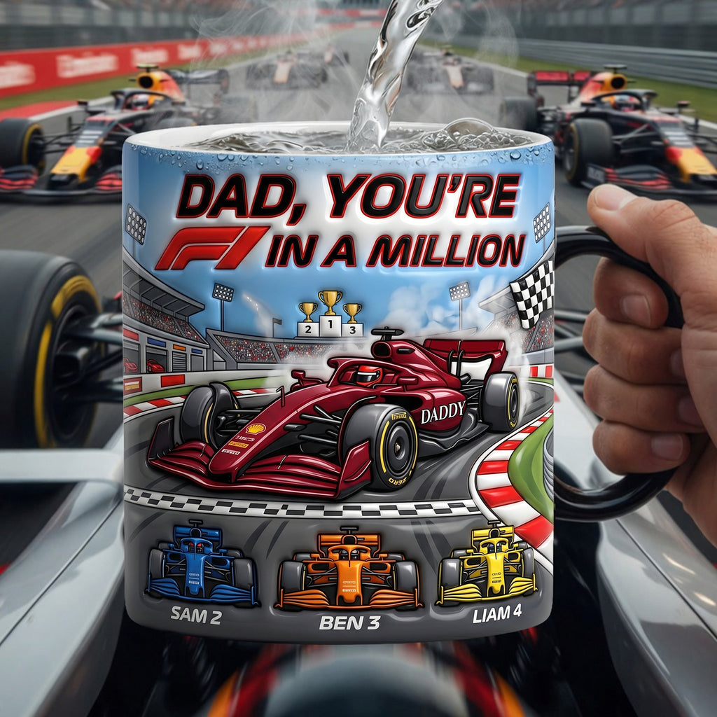 Dad, You’re In A Million Magic Coffee Mug - Personalized Gifts For Dad 096nalu080626
