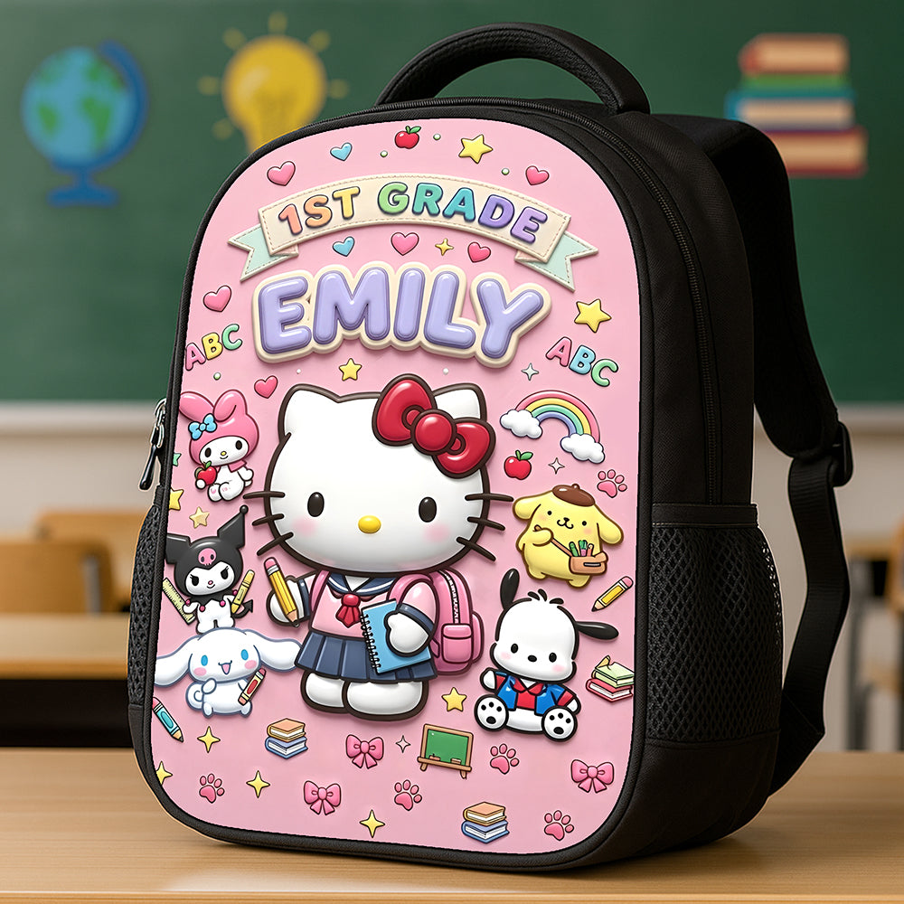 Lovely Characters Shool Bag - Personalized Gifts For Kids 04tyta130726