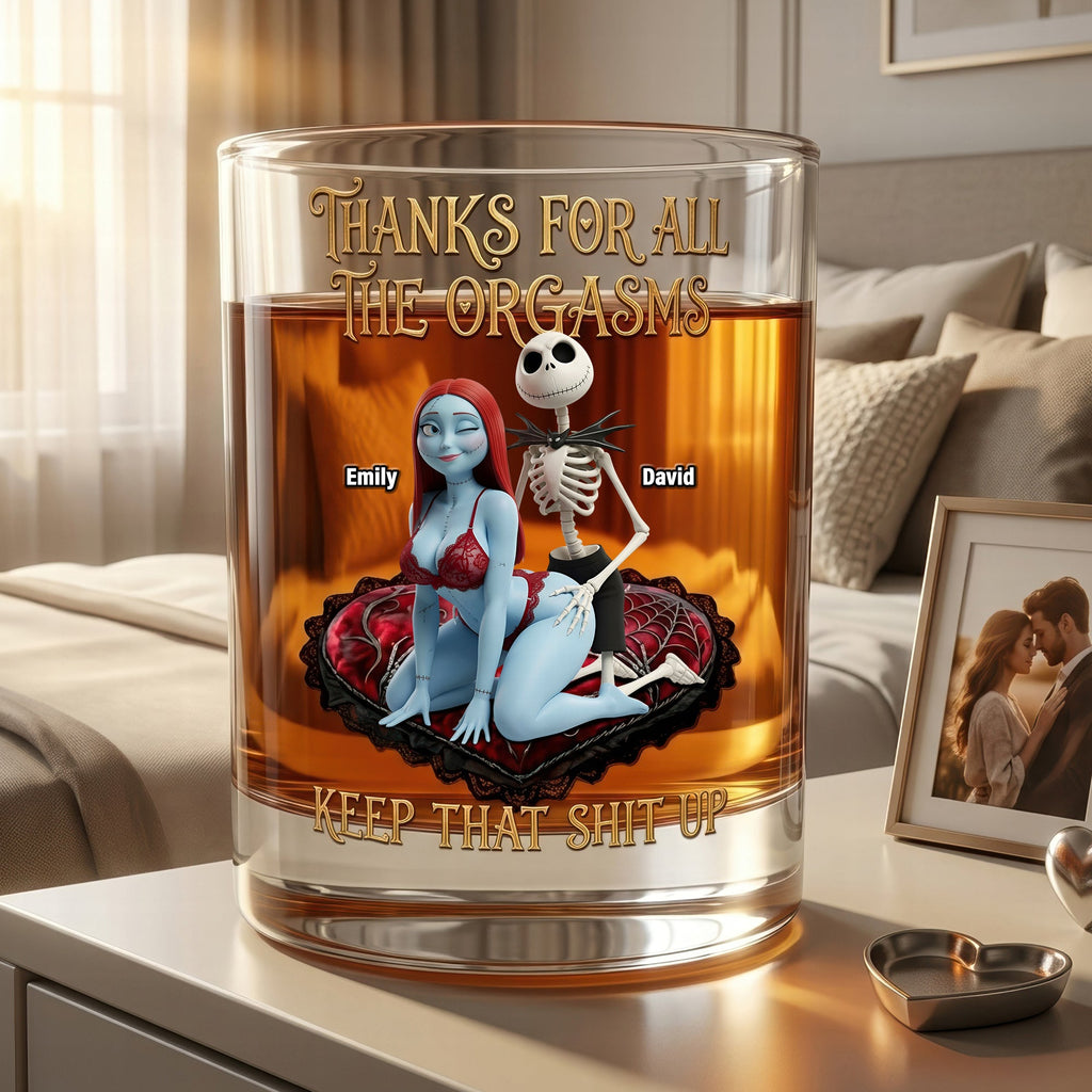 Cheeky Soulmates Whiskey Glass - Personalized Gifts For Couple 05TYQN190626
